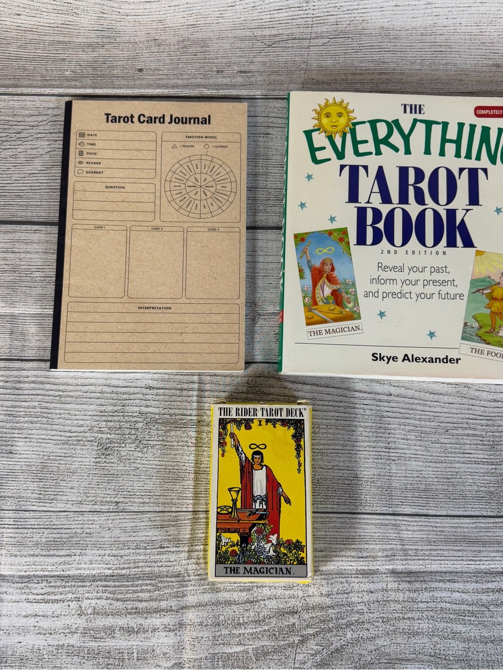 Rider Tarot Deck US Games Switzerland Everything Tarot Book + Tarot Card Journal